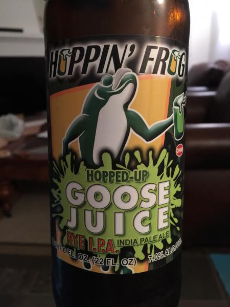Hopped-Up Goose Juice from Hoppin' Frog Brewery — photo 1 of 1