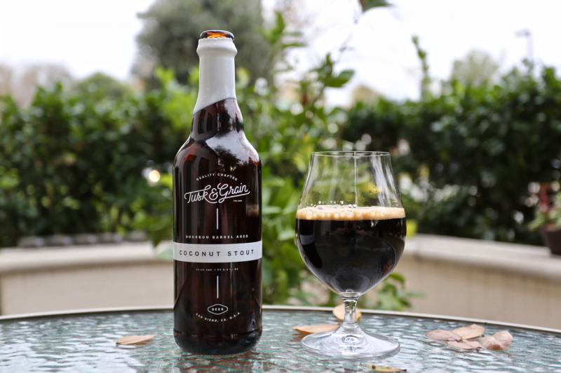 Tusk & Grain: Bourbon Barrel Aged Coconut Stout