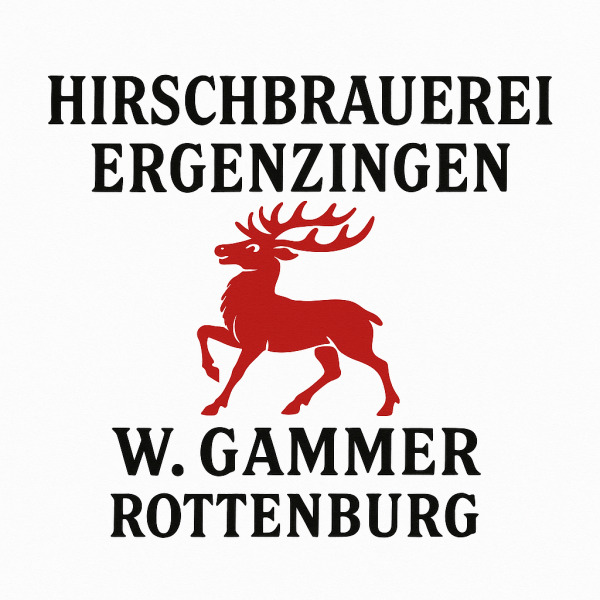 Hirschbrauerei Ergenzingen W. Gammer logo