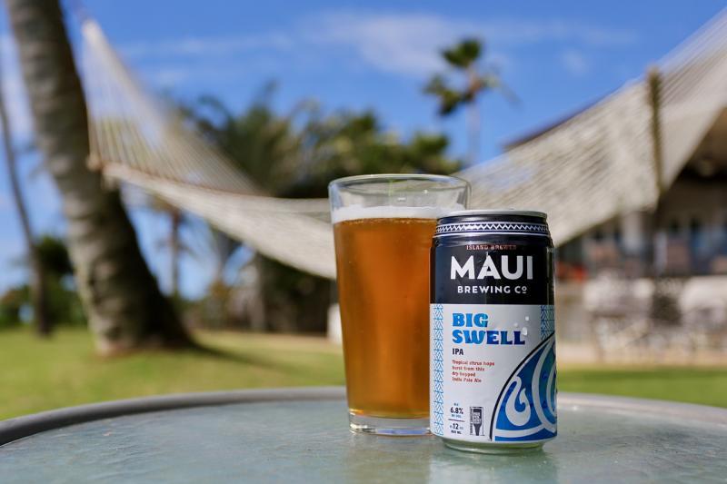 MAUI BREWING Co Big Swell Sticker 4in Brewery si 